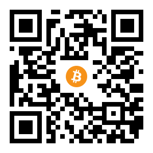 bitcoin:18y2zL1zMPX2Ve9jTSunbphNnsevZF7jCs black Bitcoin QR code