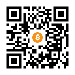 bitcoin:18yCAa1AzsACRZxQqmWWsspD1Ajx2TTgPP black Bitcoin QR code