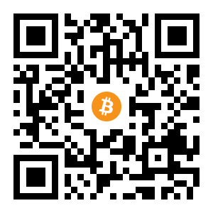 bitcoin:18zXwDua5muYZhUiPV5hyKfSGnfnzDraXD black Bitcoin QR code