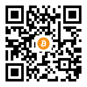 bitcoin:18zjQMSBaUGvYpdN49LHZpfmh9N8u5DHhG black Bitcoin QR code