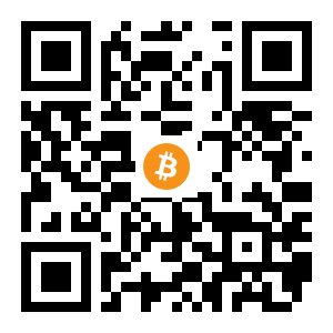 bitcoin:18zsGP2dupo6PXknb8e1ig4L8pkkPijLKV black Bitcoin QR code