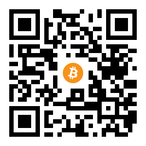 bitcoin:191WRjPxB7zRzaPZfXhK1uc7gKrbgdCBun black Bitcoin QR code