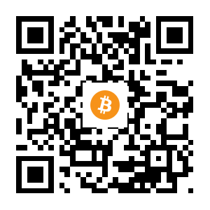 bitcoin:192dDnj5afmZYWAXD6zt8Z8pUCKvV5rT6h black Bitcoin QR code