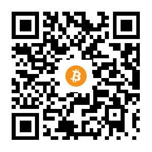 bitcoin:192w5jac8fgZRCJcEhib1Ro44SBYWuY4Fu black Bitcoin QR code