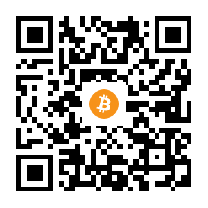 bitcoin:193gDviLJBuoTu14c4FZ3xz7uXE9F1o6P1 black Bitcoin QR code