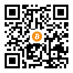 bitcoin:193kbhqiv3v5QMNaew88nc2MFuPQMEx3T8 black Bitcoin QR code
