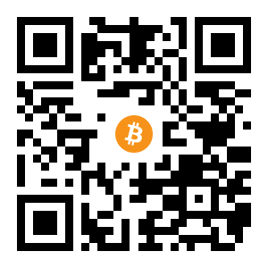 bitcoin:195HvmjXgoF3M5vFaBC8swZPhwrE7VhxRD black Bitcoin QR code