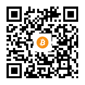 bitcoin:195KnPNeEdsWA6nXzXgZXnvmhbuHTcqNR8 black Bitcoin QR code