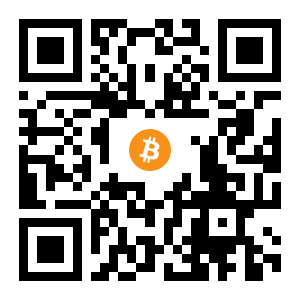 bitcoin:195PSzqZoKhpn81NS3LHj7kcGh5n9ig1R black Bitcoin QR code