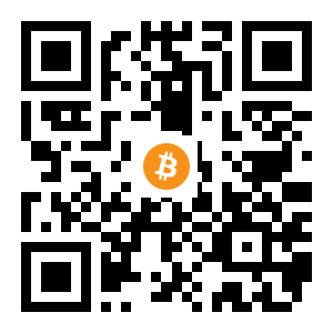 bitcoin:195c25w8czYgbJcJeDrvaX5oykGcrawSkW black Bitcoin QR code