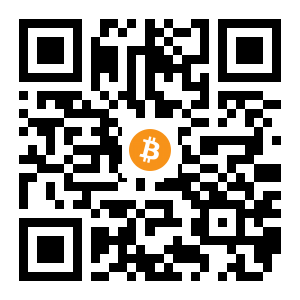 bitcoin:196kaV6BJ7LpRDjsxB647eiMLQuBo9qYDS black Bitcoin QR code