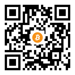 bitcoin:197HkJYc77m3BceYV6gZN4BVN5kSavoQuV black Bitcoin QR code