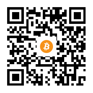 bitcoin:19AQEKDM7UjLmM7a3YDf3mMyECbvwv4V5Q black Bitcoin QR code