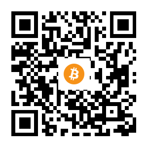 bitcoin:19AVW9mdX1Gq8A3wD9C6XVkfxrgE5VfnWk black Bitcoin QR code