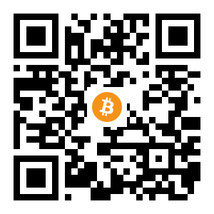 bitcoin:19B3t3obwvkuchs7pZRUAUP4vdhHmv49Ra black Bitcoin QR code