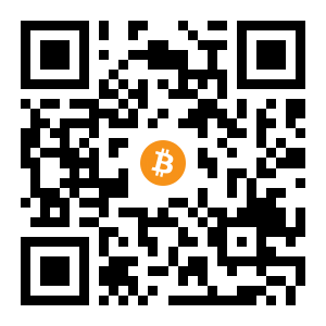 bitcoin:19BK5ZvoVz2RamqNMW8P5ZGym16tek7fxF black Bitcoin QR code