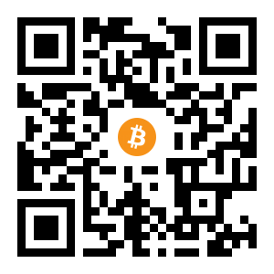 bitcoin:19BwAcYhj5ve7LqfDUKWGEPHrc4LwCHQuk black Bitcoin QR code