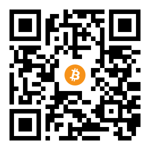 bitcoin:19Cyom3EMtN7WNhwucMqk9d8Nf3cRuuRfg black Bitcoin QR code