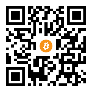 bitcoin:19D5HLWXW165YpMFbCB2WxpdPFuyMsb8wz black Bitcoin QR code