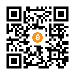 bitcoin:19HA3cSEcNLUP6FgXe4UX3vDmANKv1ztwK black Bitcoin QR code