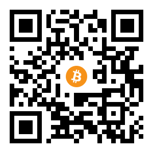 bitcoin:19JSjdxgx4Ck4NkmeKq7KNCFEhn1n4cHSS black Bitcoin QR code