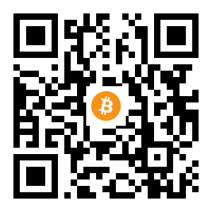 bitcoin:19K6BYrxVSzrdTy6YL7i6sCcPxtzm6Qyx1 black Bitcoin QR code