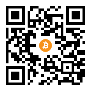 bitcoin:19Kht8YipBS7VX948gSzcF96DHYRcS6iiW black Bitcoin QR code