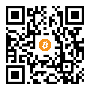 bitcoin:19KiFrafXEyJCUDYFEv3B6tBUwyfFo7kNU black Bitcoin QR code