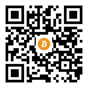 bitcoin:19NTkNTrvqg5X9UUKUQncQzmjg96M1KamY black Bitcoin QR code