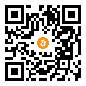 bitcoin:19PDb5p7N3AeV78JGJxKwosaE1KADYhKsr black Bitcoin QR code