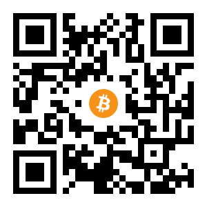 bitcoin:19PyyuqcWMZqixLjPbYpvAwoQDXUZ8nCvU black Bitcoin QR code