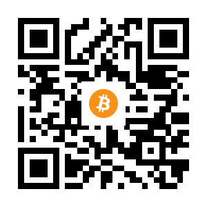 bitcoin:19RekDnt4vdsUabaJTAZYhbT8VPx1iivb black Bitcoin QR code