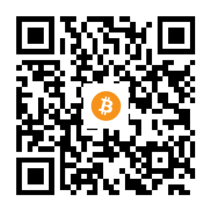 bitcoin:19UbnG1hmhW76ymeVT8BCpwQdyZqxJKteN black Bitcoin QR code