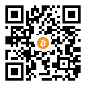 bitcoin:19V4vxBAvCjpPksKLbLL6tkcFmiFeLCkxB black Bitcoin QR code