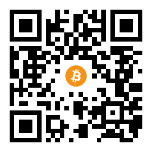 bitcoin:19WDqBTic1a9cwBNr3tBeMHF1AsxeSzNjT black Bitcoin QR code
