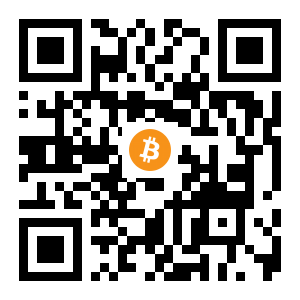 bitcoin:19WhuD4uJVuFD4o1MrjgLmMVTfhdgxXVXR black Bitcoin QR code