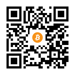 bitcoin:19X3hxB7oM6ocpW8ZJVMiQxnguy6D3zV18 black Bitcoin QR code