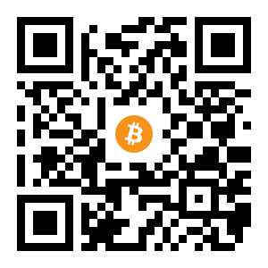 bitcoin:19X73ixgaCN9Nzc9xqf2xai4YxajFhZbLp black Bitcoin QR code