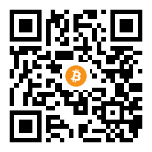 bitcoin:19XCVss3QbSjjGbRw9xg4ysVnLU9cWqcSR black Bitcoin QR code