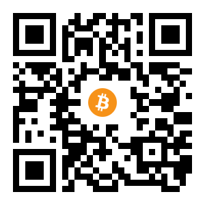 bitcoin:19a8pLG929MiXQrBKwuLZVz9x8Rwz5L3Jw black Bitcoin QR code