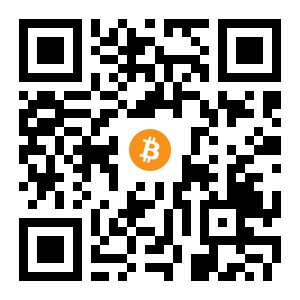 bitcoin:19afwX5rzMHzEqnPxBRgC51rpBZeu5zrCM black Bitcoin QR code