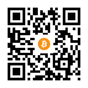 bitcoin:19c8sUa54yQuRTVDfJa3iDkkCaFkzBJLPB black Bitcoin QR code