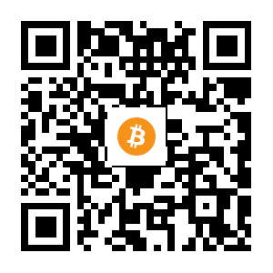 bitcoin:19d47MkXFuYNkUnnhopQSJrULtK9bZGrKG black Bitcoin QR code