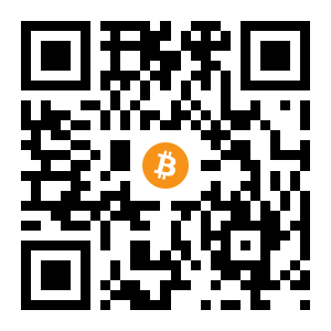 bitcoin:19f1p4SRJx1WMADnUJU2F844qmtKonkkdg black Bitcoin QR code