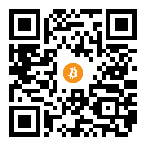 bitcoin:19gNM8mhLrrAW8iVNuHyLdYwFrV2rh1Qms black Bitcoin QR code
