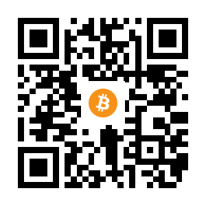 bitcoin:19iMmLUgUWtmuZGNiZDpGouTZWdAu56iqR black Bitcoin QR code