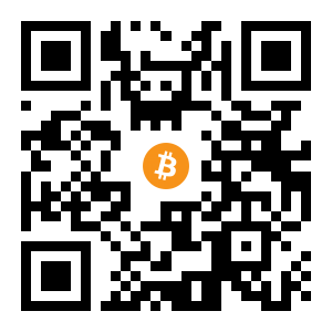 bitcoin:19iVCt6awrSuedJ94pDGh3Y4PfwVtXkFsq black Bitcoin QR code