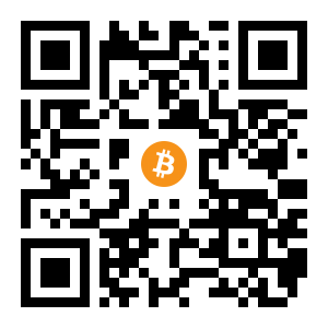 bitcoin:19igUpzwQSkdvNctC5uhD96jaKBej3JXuQ black Bitcoin QR code