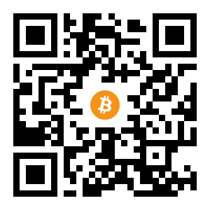 bitcoin:19jVKitBmX8MxuxGmE9vZnRwZx2mW7pMib black Bitcoin QR code