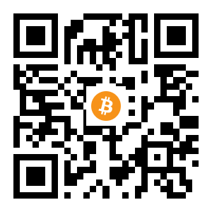 bitcoin:19jwaTQabNnYqw18BhyTvrKfRj2UP53jVe black Bitcoin QR code